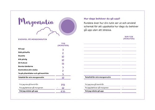 Morgonrutin